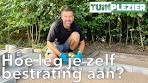 bestrating aanleggen tuin