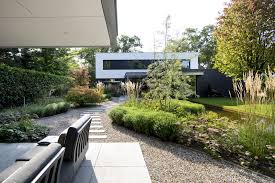 moderne grote tuin