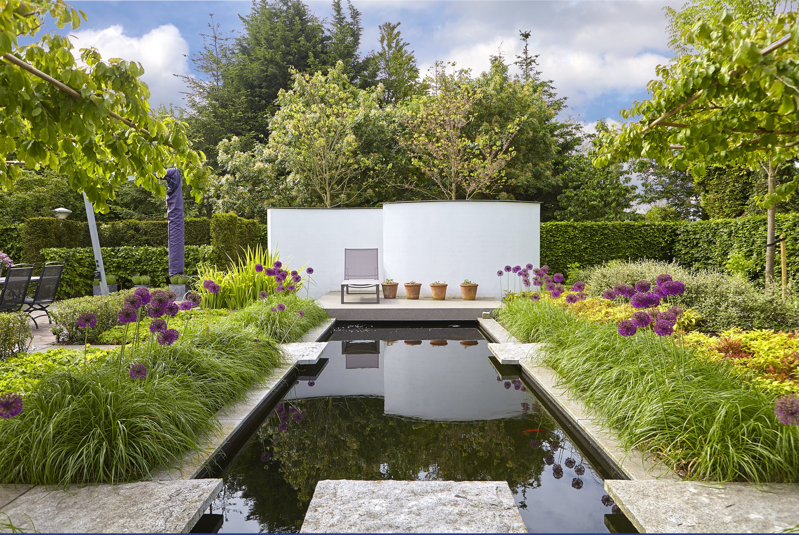 moderne strakke tuinen