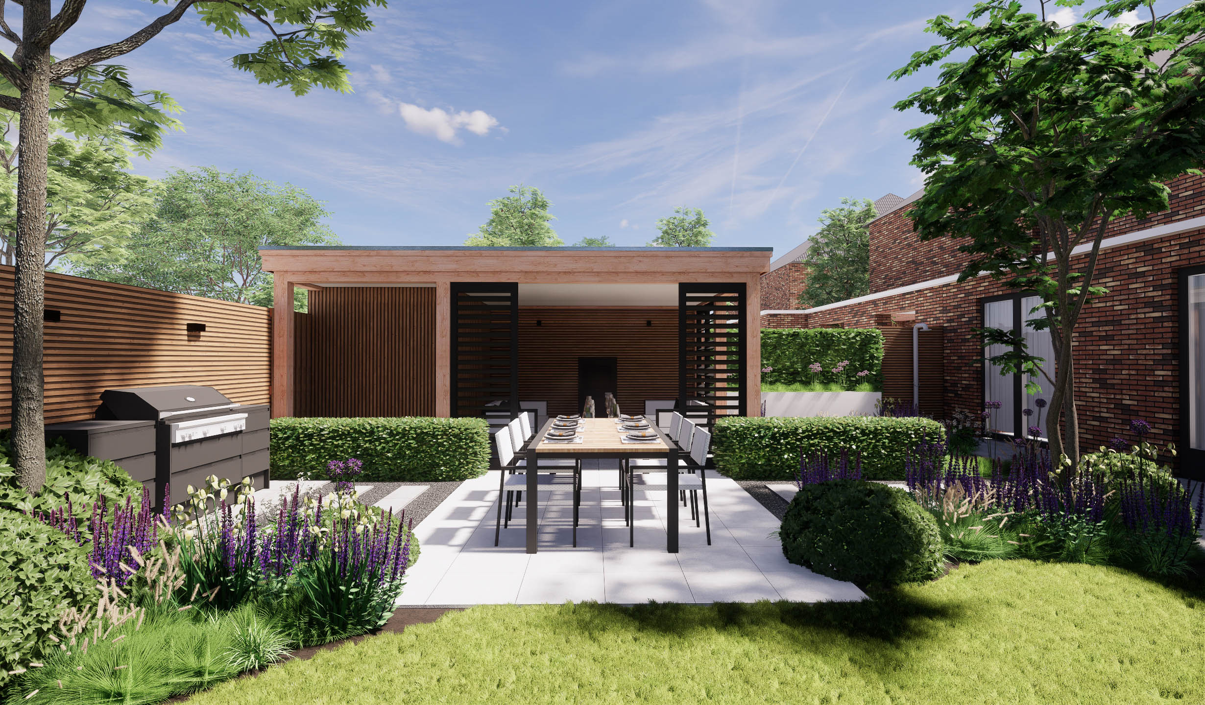 moderne tuin ontwerp