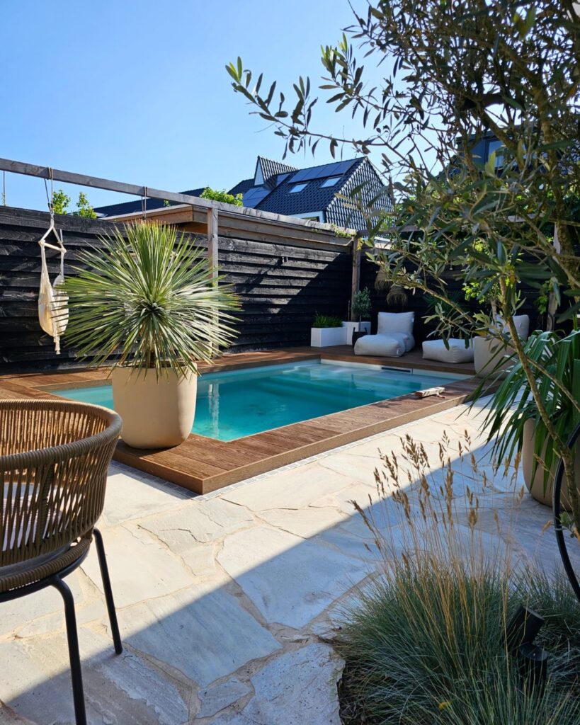 tuin ontwerpen met zwembad