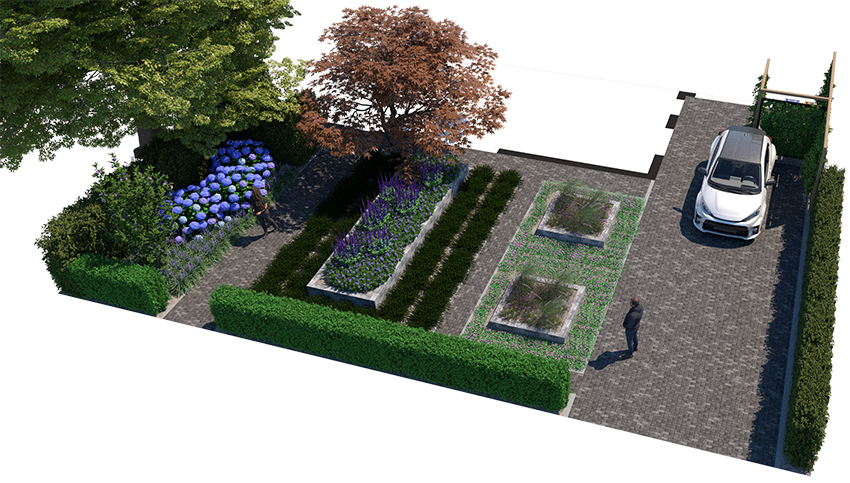tuinontwerpen voortuin