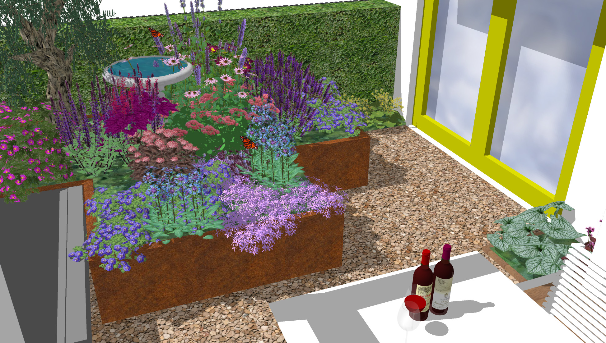 grote tuin ontwerpen