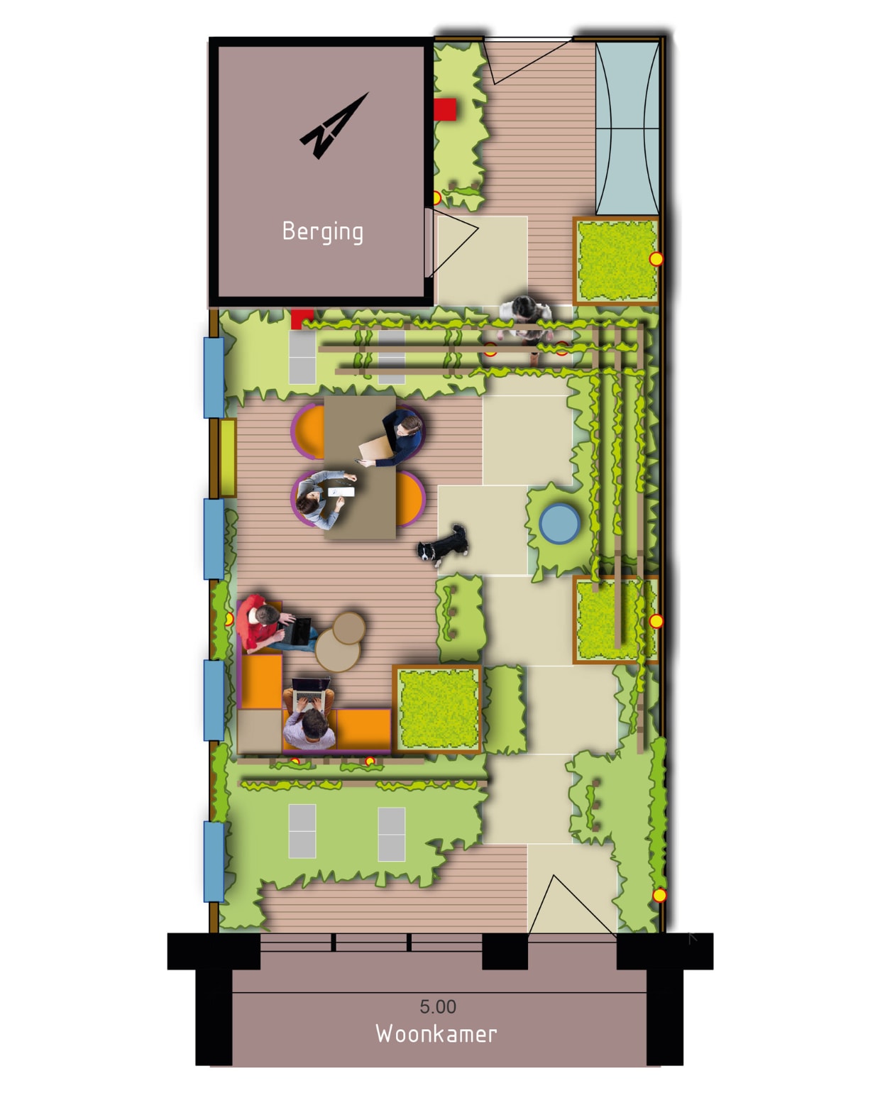 plattegrond tuinontwerp