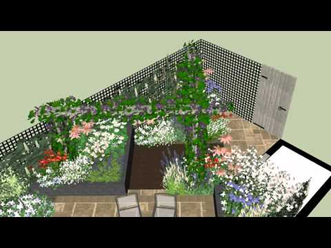 tuinontwerp sketchup